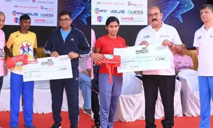 ಮಣಿಪಾಲ ಮ್ಯಾರಥಾನ್ ಆರನೇ ಆವೃತ್ತಿ: ನಂಜುಂಡಪ್ಪ -ಚೈತ್ರಾ ದೇವಾಡಿಗ ಚಾಂಪಿಯನ್