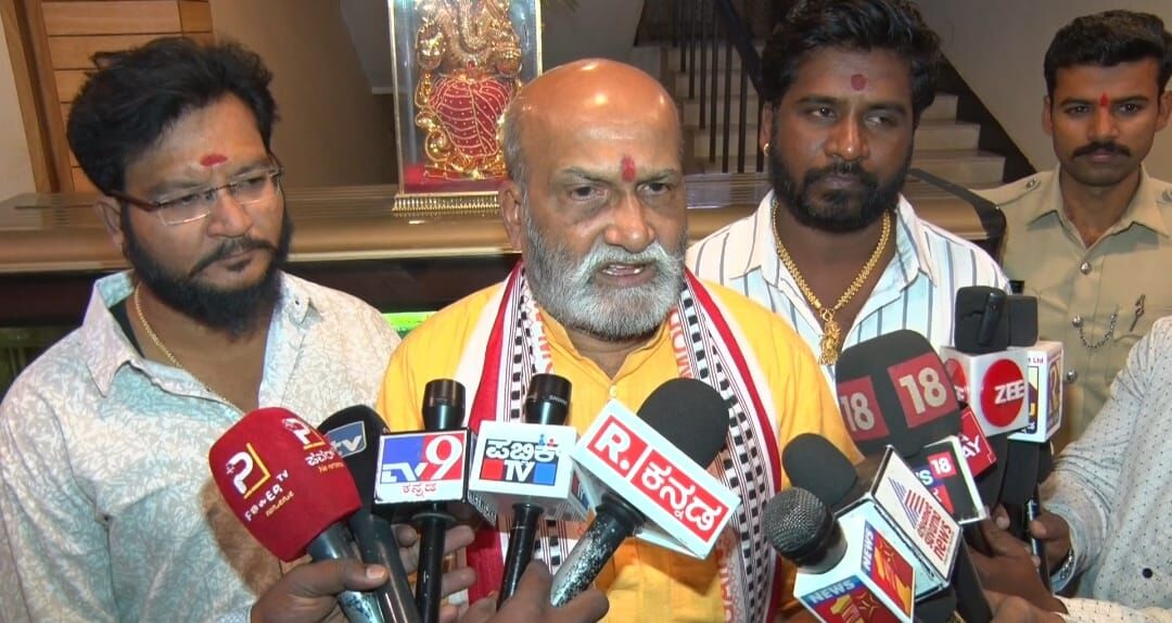 ಆಳಂದ | ದರ್ಗಾ ಆವರಣದಲ್ಲಿ ರಾಘವ ಚೈತನ್ಯ ಶಿವಲಿಂಗದ ದೇವಸ್ಥಾನ ನಿರ್ಮಾಣಕ್ಕೆ ಅಡಿಗಲ್ಲು ಹಾಕುತ್ತೇವೆ: ಮುತಾಲಿಕ್