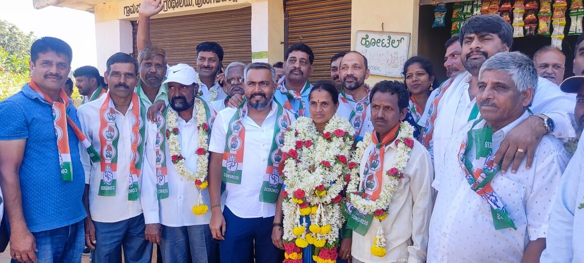 ಹಾಸನ: ಹೊಂಗಡಹಳ್ಳ ಗ್ರಾಮ ಪಂಚಾಯತ್ ಅಧ್ಯಕ್ಷೆಯಾದ ದಲಿತ ಮಹಿಳೆ