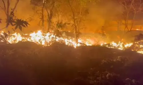 ಕಾಸರಗೋಡು: ಕುಬಣೂರು ತ್ಯಾಜ್ಯ ಸಂಸ್ಕರಣಾ ಘಟಕದಲ್ಲಿ ಬೆಂಕಿ ಅವಘಡ: ಪರಿಸರವಿಡೀ ಹೊಗೆ, ದುರ್ನಾತ