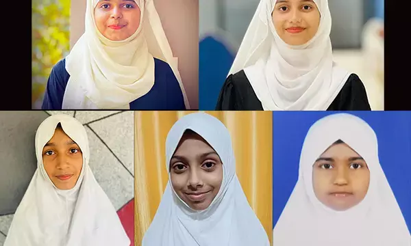 ಕೈಬರಹ ಸ್ಪರ್ಧೆ: ನೀರ್ಕಜೆ ಮದ್ರಸ ವಿದ್ಯಾರ್ಥಿನಿಯರು ರಾಷ್ಟ್ರಮಟ್ಟಕ್ಕೆ ಆಯ್ಕೆ