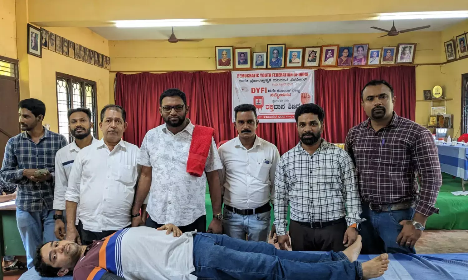 ಡಿವೈಎಫ್‌ಐ ವತಿಯಿಂದ ರಕ್ತದಾನ ಶಿಬಿರ