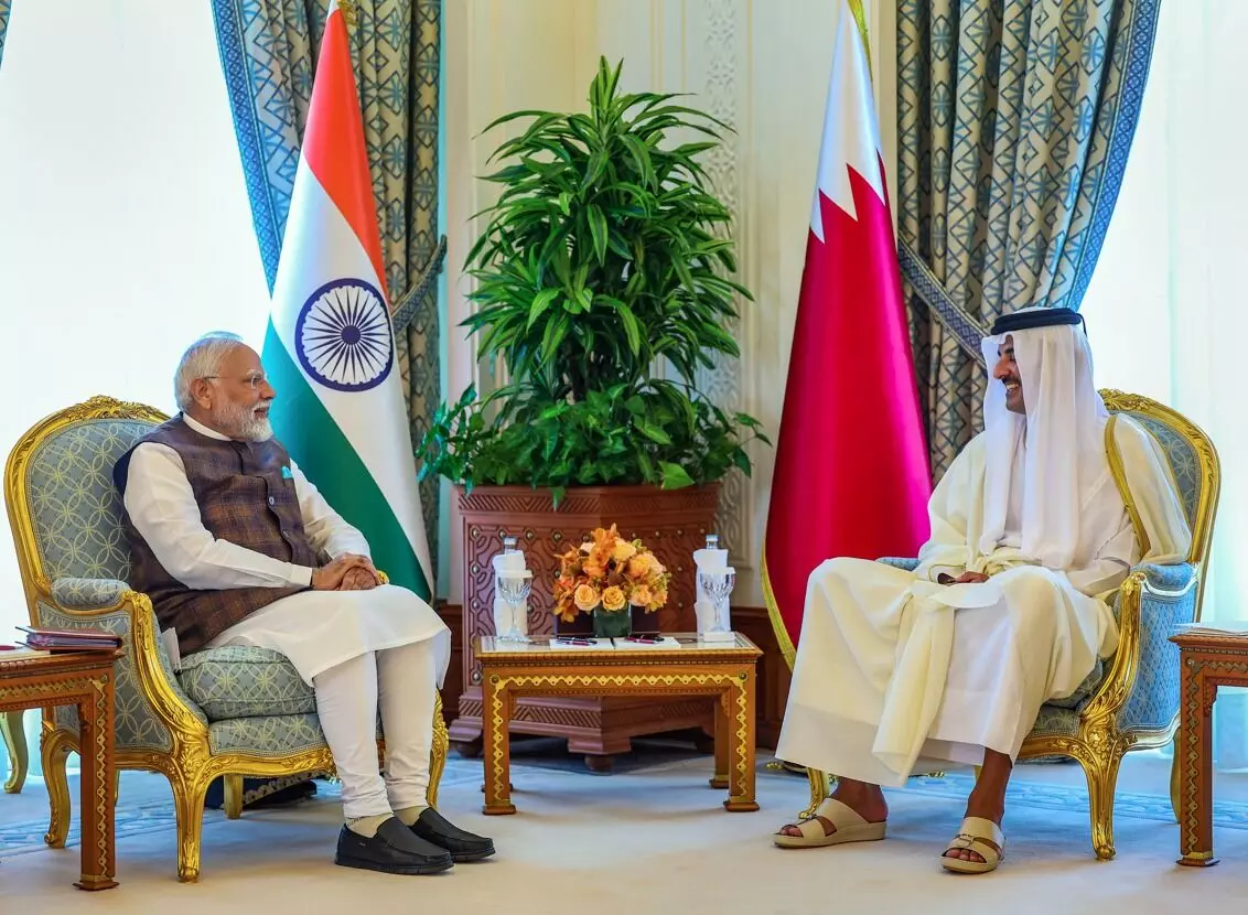 ದ್ವಿಪಕ್ಷೀಯ ಸಂಬಂಧ ಬಲವರ್ಧನೆಗೆ ಭಾರತ-ಖತರ್ ಸಮ್ಮತಿ ದ್ವಿಪಕ್ಷೀಯ ಸಂಬಂಧ ಬಲವರ್ಧನೆಗೆ ಭಾರತ-ಖತರ್ ಸಮ್ಮತಿ