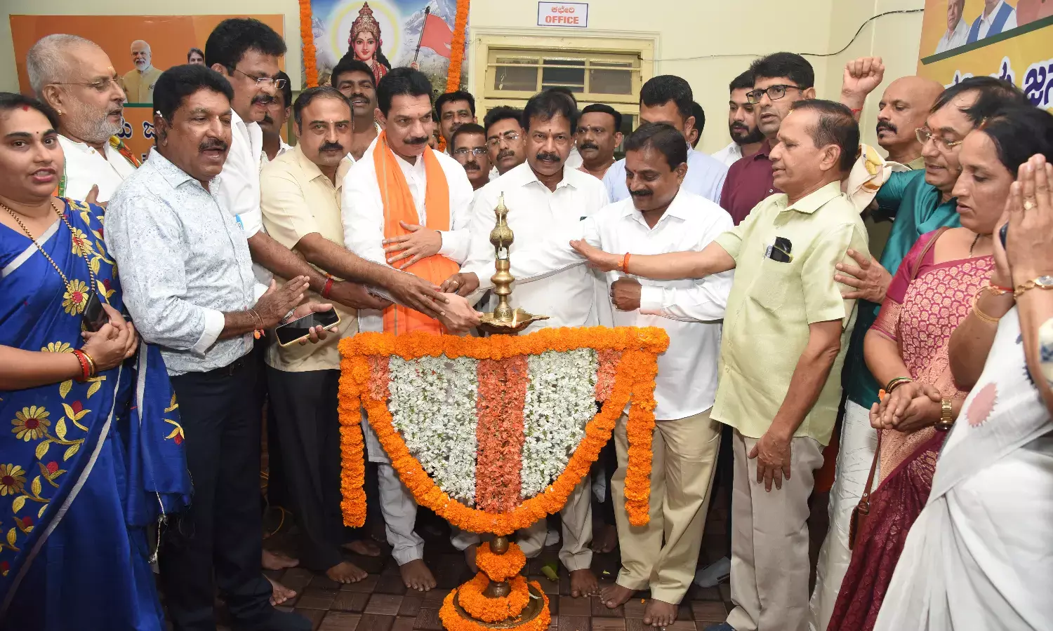 ದ.ಕ. ಲೋಕಸಭಾ ಕ್ಷೇತ್ರದ ಬಿಜೆಪಿ ಚುನಾವಣೆ ಕಚೇರಿ ಉದ್ಘಾಟನೆ
