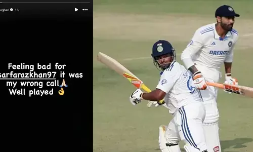 ಸರ್ಫರಾಝ್ ಖಾನ್ ರನೌಟ್​ಗೆ ಕ್ಷಮೆ ಯಾಚಿಸಿದ ರವೀಂದ್ರ ಜಡೇಜಾ