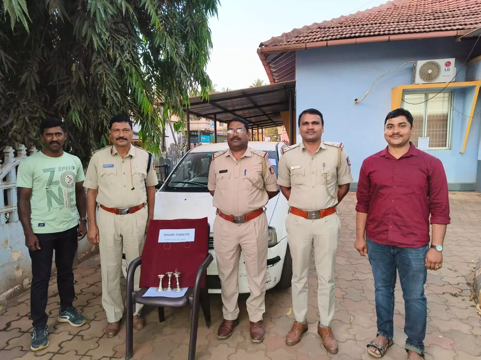 ಸಾಗರ | ಕಳವು ಪ್ರಕರಣದ ಇಬ್ಬರು ಆರೋಪಿಗಳ ಸೆರೆ: ಸೊತ್ತು ವಶ