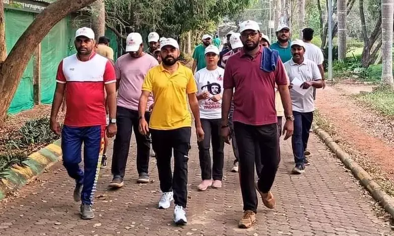 ಮಂಗಳೂರು: ಡಿವೈಎಫ್‌ಐ ವತಿಯಿಂದ ಪ್ರಚಾರ ನಡಿಗೆ