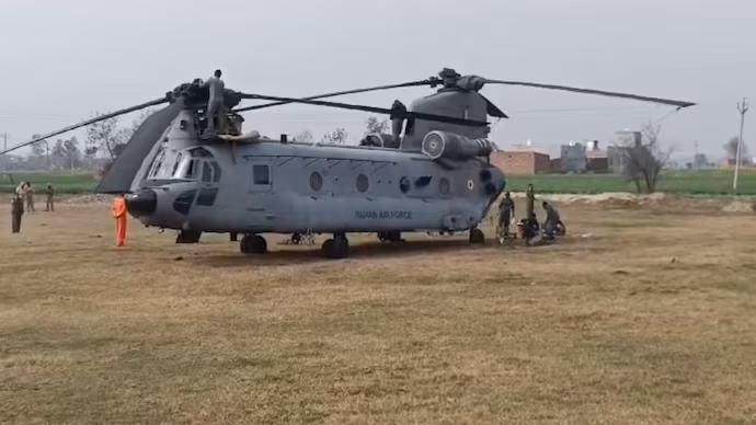 ಪಂಜಾಬ್‌ನಲ್ಲಿ ತುರ್ತು ಭೂಸ್ಪರ್ಶ ಮಾಡಿದ ವಾಯುಪಡೆಯ ಚಿನೂಕ್ ಹೆಲಿಕಾಪ್ಟರ್
