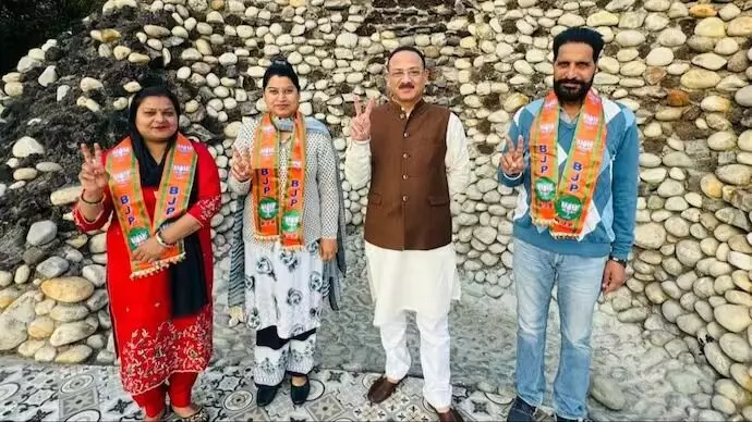 ಚಂಡೀಗಢದಲ್ಲಿ ಮೂವರು ಆಪ್ ಕೌನ್ಸಿಲರ್‌ಗಳು ಬಿಜೆಪಿಗೆ ಸೇರ್ಪಡೆ: ಆಪ್‌ಗೆ ತೀವ್ರ ಹಿನ್ನಡೆ