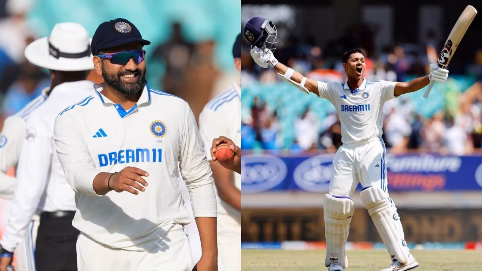 2ನೇ ದ್ವಿಶತಕ ದಾಖಲಿಸಿದ ಜೈಸ್ವಾಲ್ ಶ್ಲಾಘಿಸಲು ನಿರಾಕರಿಸಿದ ರೋಹಿತ್ ಶರ್ಮಾ