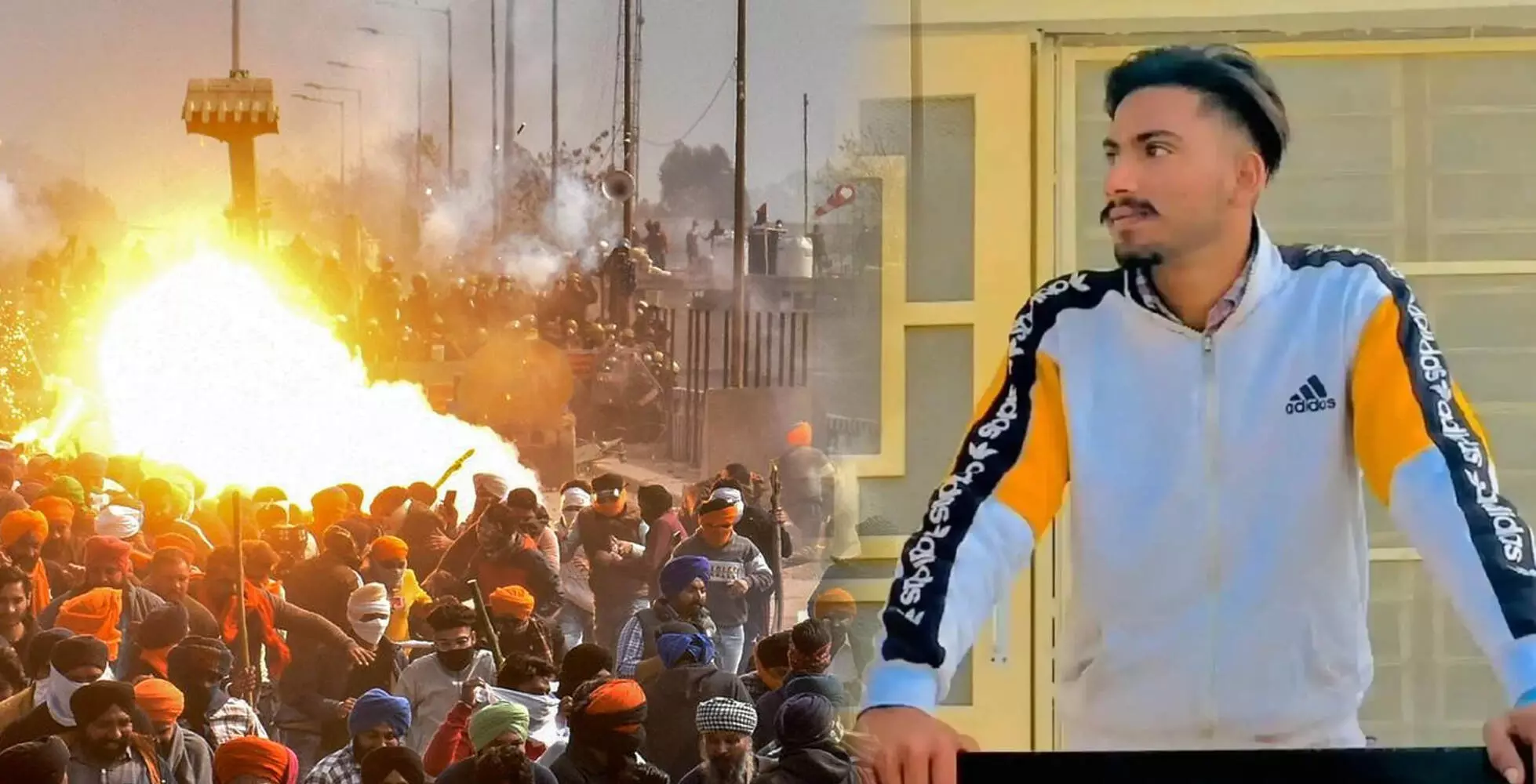 ಹರಿಯಾಣ ಪೊಲೀಸರಿಂದ ಅಶ್ರುವಾಯು ದಾಳಿ ; ತಲೆಗೆ ಗಾಯ, ರೈತ ಮೃತ್ಯು