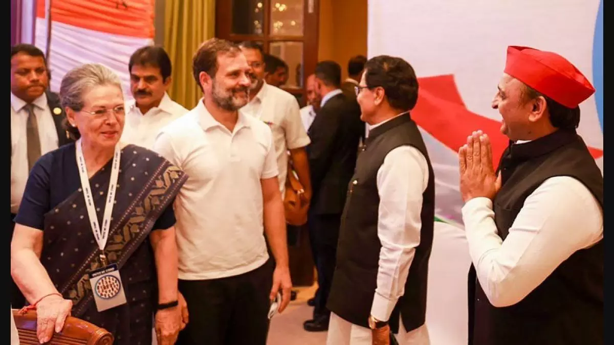 ಲೋಕಸಭಾ ಚುನಾವಣೆಗೆ ಉತ್ತರಪ್ರದೇಶದಲ್ಲಿ ಕಾಂಗ್ರೆಸ್ ಜೊತೆಗೆ ಮೈತ್ರಿ : ಸಮಾಜವಾದಿ ಪಕ್ಷ ಘೋಷಣೆ