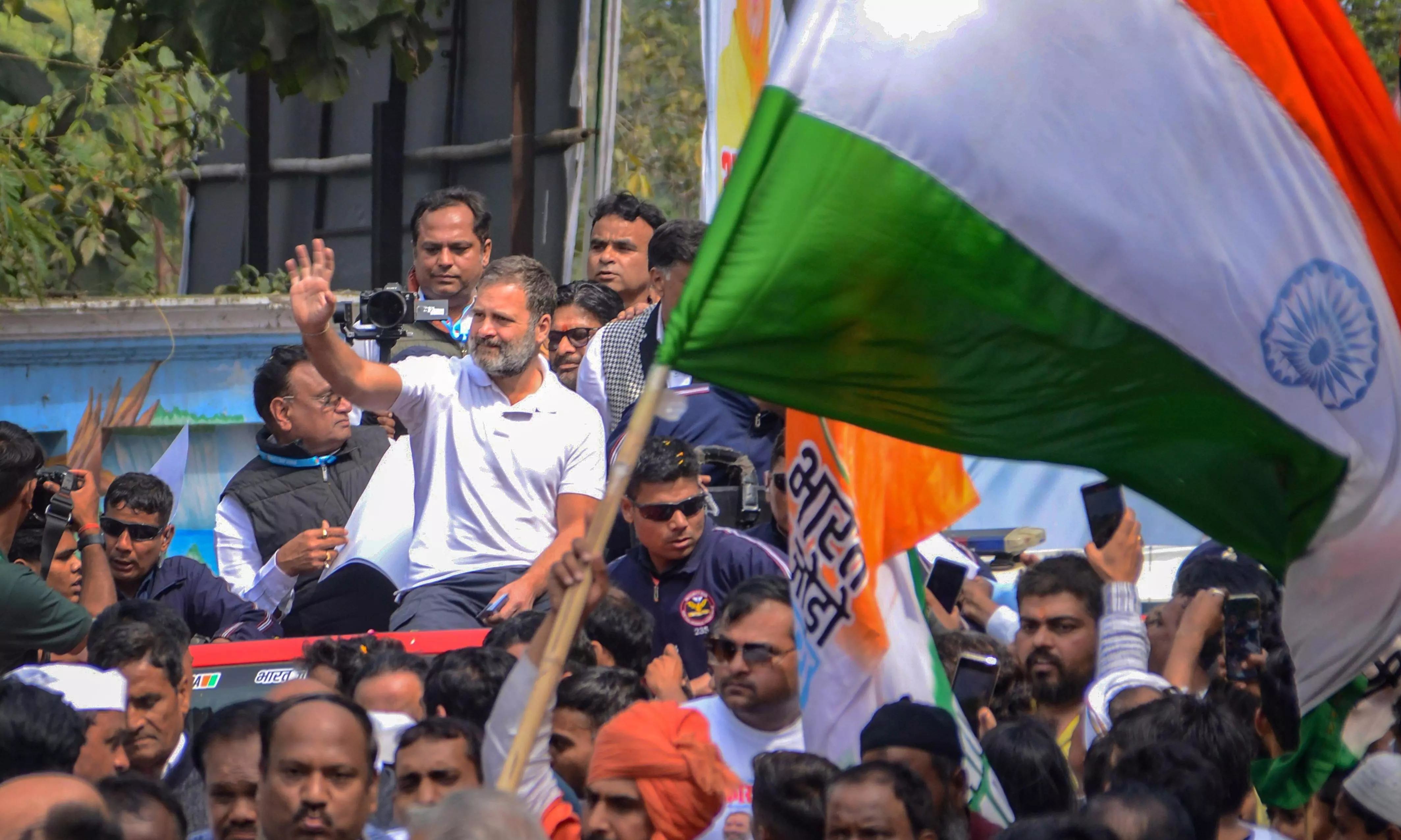 ಮೋದಿಯ ರಾಮರಾಜ್ಯದಲ್ಲಿ ದಲಿತರು, ಹಿಂದುಳಿದ ವರ್ಗದವರಿಗೆ ಉದ್ಯೋಗ ಸಿಗದು: ರಾಹುಲ್ ಗಾಂಧಿ ಮೋದಿಯ ರಾಮರಾಜ್ಯದಲ್ಲಿ ದಲಿತರು, ಹಿಂದುಳಿದ ವರ್ಗದವರಿಗೆ ಉದ್ಯೋಗ ಸಿಗದು: ರಾಹುಲ್ ಗಾಂಧಿ