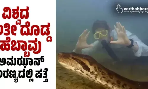 ವಿಶ್ವದ ಅತೀ ದೊಡ್ಡ ಹೆಬ್ಬಾವು ಅಮೆಝಾನ್ ಅರಣ್ಯದಲ್ಲಿ ಪತ್ತೆ