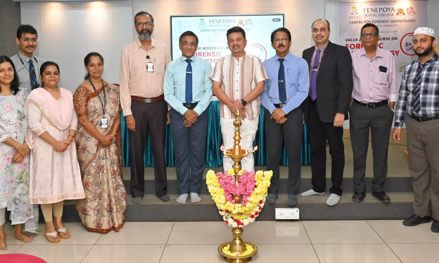 ಯೆನೆಪೊಯ ಡೆಂಟಲ್ ಕಾಲೇಜಿನ ಫೋರೆನ್ಸಿಕ್ ಒಡಾಂಟಾಲಜಿ ಕೇಂದ್ರದಲ್ಲಿ ಅಲ್ಪಾವಧಿಯ ಕೋರ್ಸ್