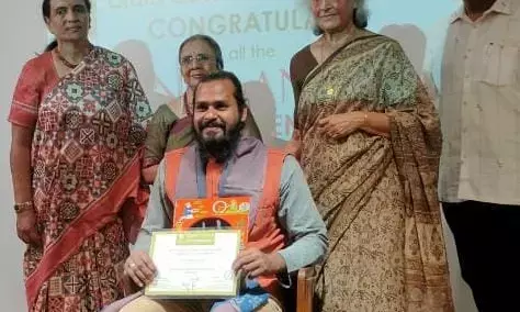 ಉಡುಪಿಯ ಕಾವಿ ಕಲಾವಿದನಿಗೆ ರಾಷ್ಟ್ರೀಯ ಪುರಸ್ಕಾರ