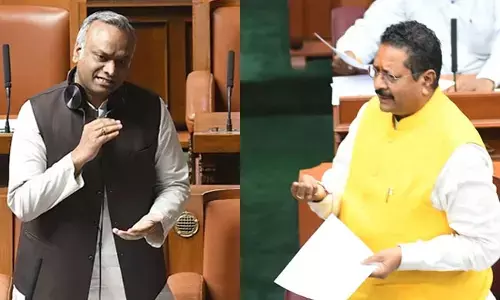 ನಿಮ್ಮ ರಕ್ತದಲ್ಲಿ ಸಂವಿಧಾನ ಇಲ್ಲ, ನಮ್ಮ ರಕ್ತದಲ್ಲಿ ಆರೆಸ್ಸೆಸ್ ಇಲ್ಲ : ಸಚಿವ ಪ್ರಿಯಾಂಕ್‌ ಖರ್ಗೆ