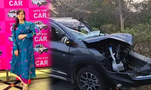ತೆಲಂಗಾಣ: ರಸ್ತೆ ವಿಭಜಕಕ್ಕೆ ಕಾರು ಢಿಕ್ಕಿ; ಬಿಆರ್ ಎಸ್ ಶಾಸಕಿ ಮೃತ್ಯು