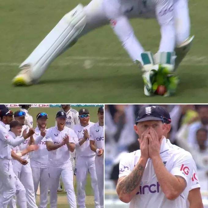 ಕ್ಲೀನ್ ಕ್ಯಾಚ್ ಪಡೆದಂತೆ ನಟಿಸಿದ ಫೋಕ್ಸ್, ಇಂಗ್ಲೆಂಡಿನ ಕ್ರೀಡಾಸ್ಫೂರ್ತಿ ಪ್ರಶ್ನಿಸಿದ ಭಾರತದ ಅಭಿಮಾನಿಗಳು ಕ್ಲೀನ್ ಕ್ಯಾಚ್ ಪಡೆದಂತೆ ನಟಿಸಿದ ಫೋಕ್ಸ್, ಇಂಗ್ಲೆಂಡಿನ ಕ್ರೀಡಾಸ್ಫೂರ್ತಿ ಪ್ರಶ್ನಿಸಿದ ಭಾರತದ ಅಭಿಮಾನಿಗಳು