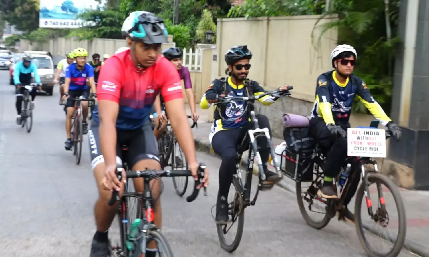 ಡ್ರಗ್ಸ್ ವಿರುದ್ಧ ಜಾಗೃತಿ ಮೂಡಿಸಲು ಯುವಕನಿಂದ  ಸೈಕಲ್‌ನ ಒಂದು ಚಕ್ರದಲ್ಲಿ ಕನ್ಯಾಕುಮಾರಿ-ಕಾಶ್ಮೀರ ಯಾತ್ರೆ