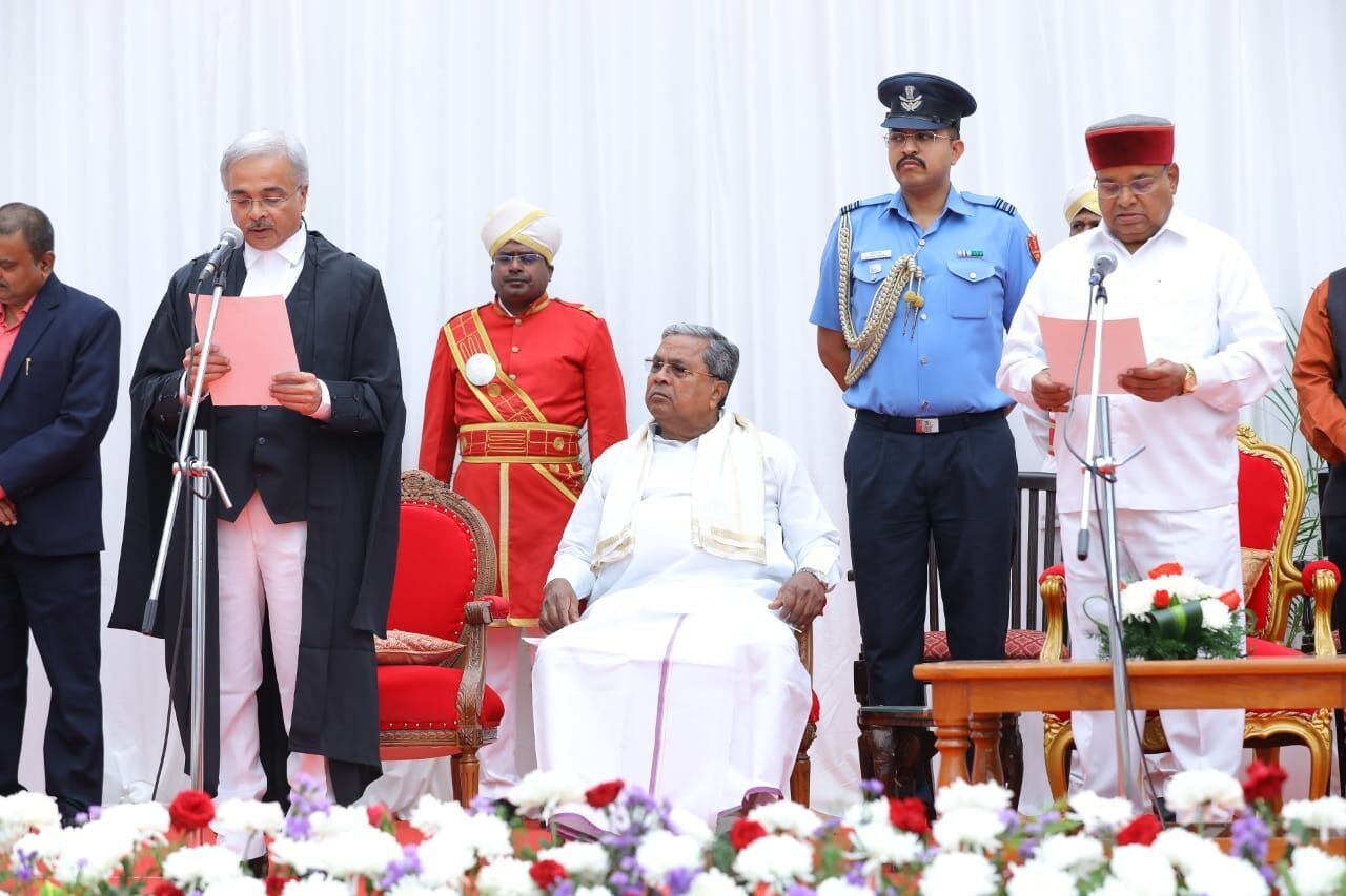 ಕರ್ನಾಟಕ ಹೈಕೋರ್ಟ್‌ನ ಮುಖ್ಯ ನ್ಯಾಯಮೂರ್ತಿಯಾಗಿ ಎನ್.ವಿ ಅಂಜಾರಿಯಾ ಪ್ರಮಾಣ ವಚನ ಸ್ವೀಕಾರ