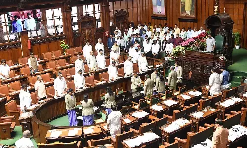 ಶಾಸಕ ರಾಜಾ ವೆಂಕಟಪ್ಪ ನಾಯಕ್ ನಿಧನಕ್ಕೆ ಸಂತಾಪ: ಉಭಯ ಸದನಗಳ ಕಲಾಪ ಬುಧವಾರಕ್ಕೆ ಮುಂದೂಡಿಕೆ