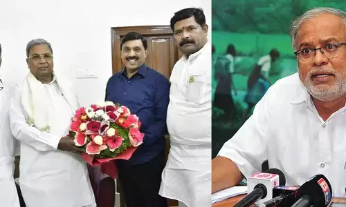 ಜನಾರ್ದನ ರೆಡ್ಡಿ – ಸಿದ್ದರಾಮಯ್ಯ ಭೇಟಿ | “ಪರಸ್ಪರ ತೊಡೆ - ತೋಳು ತಟ್ಟಿಕೊಂಡವರು, ಈಗ ಪುಷ್ಪಗುಚ್ಛದ ಮನವಿ” ಎಂದು ಪೋಸ್ಟ್ ಮಾಡಿದ್ದ ಶಾಸಕ ಸುರೇಶ್ ಕುಮಾರ್