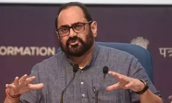 ಕಾಂಗ್ರೆಸ್‌ ಬೆಂಬಲಿಗರು ಪಾಕ್-ಪರ ಘೋಷಣೆ ಕೂಗಿದ್ದಾರೆಂದು ಸುಳ್ಳು ಸುದ್ದಿ ಹರಡಿದ ಕೇಂದ್ರ ಸಚಿವ ರಾಜೀವ್‌ ಚಂದ್ರಶೇಖರ್‌ ವಿರುದ್ಧ ಕಾನೂನು ಕ್ರಮ ಜರುಗಿಸಿ: ಕಾಂಗ್ರೆಸ್