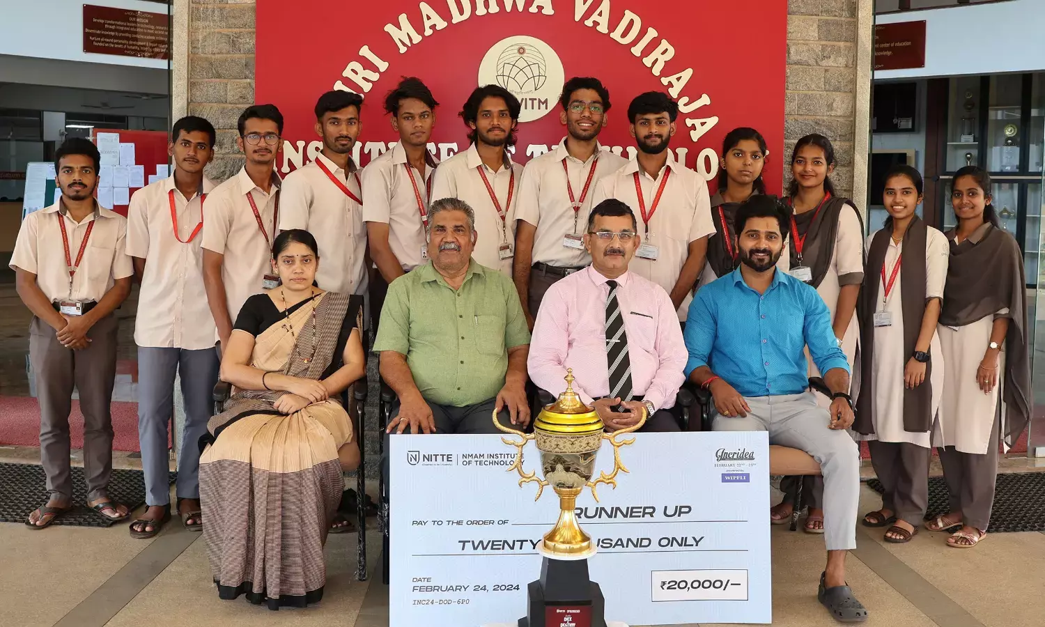 ‘ಇನ್‌ಕ್ರಿಡಿಯಾ -24’ ಸ್ಪರ್ಧೆ: ಬಂಟಕಲ್ ಕಾಲೇಜು ರನ್ನರ್ಸ್‌