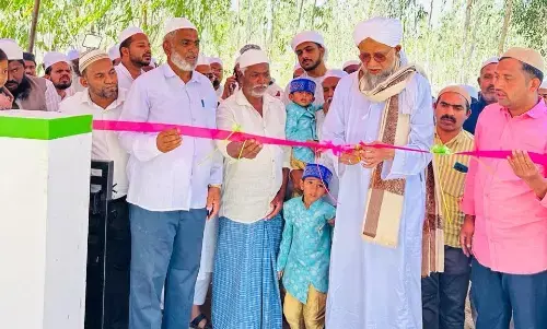 ಖಾಝಿ ತ್ವಾಖಾ ಉಸ್ತಾದರಿಂದ ಆಂಧ್ರಪ್ರದೇಶದಲ್ಲಿ ಮಸೀದಿ ಉದ್ಘಾಟನೆ