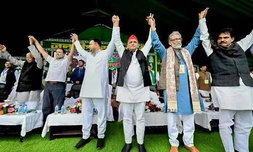 ಪಾಟ್ನಾ ರ‍್ಯಾಲಿಯಲ್ಲಿ ಚುನಾವಣಾ ಕಹಳೆ ಮೊಳಗಿಸಿದ ‘ಇಂಡಿಯಾ’