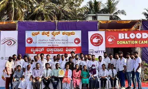 ಕಲ್ಲಾಪು: ಬ್ಲಡ್ ಹೆಲ್ಪ್ ಲೈನ್ ವತಿಯಿಂದ ಬೃಹತ್ ರಕ್ತದಾನ, ಉಚಿತ ಕಣ್ಣು ತಪಾಸಣಾ ಶಿಬಿರ