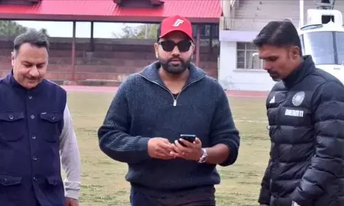 ಐದನೇ ಟೆಸ್ಟ್ ಆಡಲು ಧರ್ಮಶಾಲಾಕ್ಕೆ ಭರ್ಜರಿ ಎಂಟ್ರಿ ಕೊಟ್ಟ ರೋಹಿತ್ ಶರ್ಮಾ