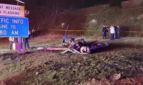 ಅಮೆರಿಕ | ವಿಮಾನ ಪತನ, 5 ಮಂದಿ ಸಾವು