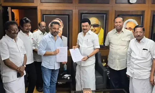 ‌ಡಿಎಂಕೆ ಜೊತೆ ಮೈತ್ರಿ ಮಾಡಿಕೊಂಡ ಕಮಲ್ ಹಾಸನ್‌‌ ಅವರ ʼಮಕ್ಕಳ್‌ ನೀಧಿ ಮೈಯಂʼ ಪಕ್ಷ