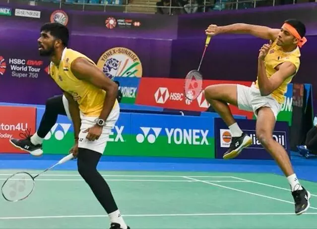 ಫ್ರೆಂಚ್ ಓಪನ್: ಸಾತ್ವಿಕ್‌ಸಾಯಿರಾಜ್-ಚಿರಾಗ್ ಶೆಟ್ಟಿ ಫೈನಲ್‌ಗೆ