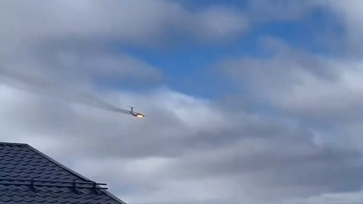 ರಶ್ಯನ್ ಸೇನಾ ವಿಮಾನ ಪತನ | 15 ಮಂದಿ ಮೃತ್ಯು