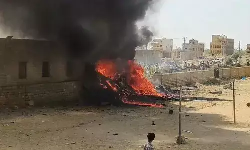 ರಾಜಸ್ಥಾನದಲ್ಲಿ ವಾಯುಪಡೆಯ ತೇಜಸ್‌ ಜೆಟ್‌ ಪತನ