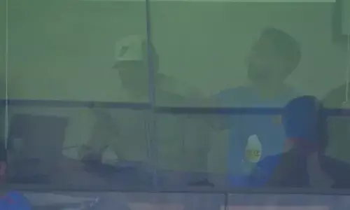 ರಣಜಿ ಟ್ರೋಫಿ ಫೈನಲ್ ಪಂದ್ಯ ವೀಕ್ಷಿಸಿದ ರೋಹಿತ್ ಶರ್ಮಾ