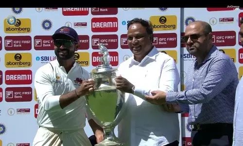 42ನೇ ಬಾರಿ ರಣಜಿ ಕಿರೀಟ ಮುಡಿಗೇರಿಸಿಕೊಂಡ ಮುಂಬೈ