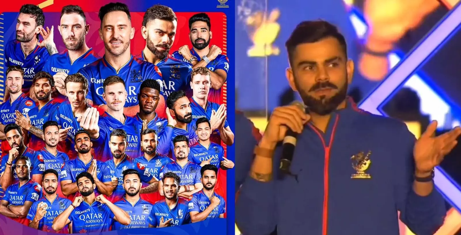 RCB ಅನ್​ಬಾಕ್ಸ್​​​ ಈವೆಂಟ್ ನಲ್ಲಿ ಕನ್ನಡದಲ್ಲಿ ಮಾತನಾಡಿದ ವಿರಾಟ್‌ ಕೊಹ್ಲಿ