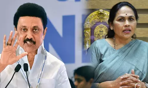 ರಾಮೇಶ್ವರಂ ಕೆಫೆ ಸ್ಪೋಟ: ತಮಿಳುನಾಡಿನವರು ಬಾಂಬ್ ಇರಿಸಿದ್ದಾರೆಂದ ಶೋಭಾ ವಿರುದ್ಧ ಚುನಾವಣಾ ಆಯೋಗಕ್ಕೆ ಡಿಎಂಕೆ ದೂರು