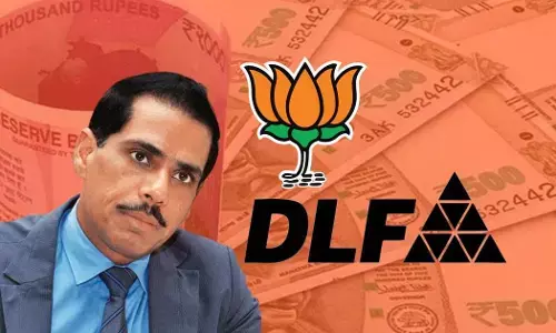 ಬಿಜೆಪಿಗೆ 170 ಕೋಟಿ ರೂ. ದೇಣಿಗೆ ನೀಡಿದ ನಂತರ ವಾದ್ರಾ ಭೂವ್ಯವಹಾರದಲ್ಲಿ ಕ್ಲೀನ್ ಚಿಟ್ ಪಡೆದ ಡಿಎಲ್ಎಫ್