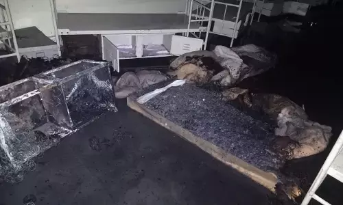 ಹೊಸಕೋಟೆ | ಸರಕಾರಿ ಬಾಲಕರ ವಿದ್ಯಾರ್ಥಿ ನಿಲಯದಲ್ಲಿ ಬೆಂಕಿ ಅವಘಡ: ಅಪಾಯದಿಂದ ಪಾರಾದ 15 ವಿದ್ಯಾರ್ಥಿಗಳು