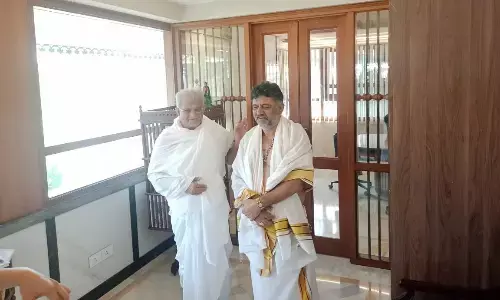 ಧರ್ಮಸ್ಥಳ ಕ್ಷೇತ್ರಕ್ಕೆ ಉಪ ಮುಖ್ಯಮಂತ್ರಿ ಡಿ.ಕೆ ಶಿವಕುಮಾರ್ ಭೇಟಿ