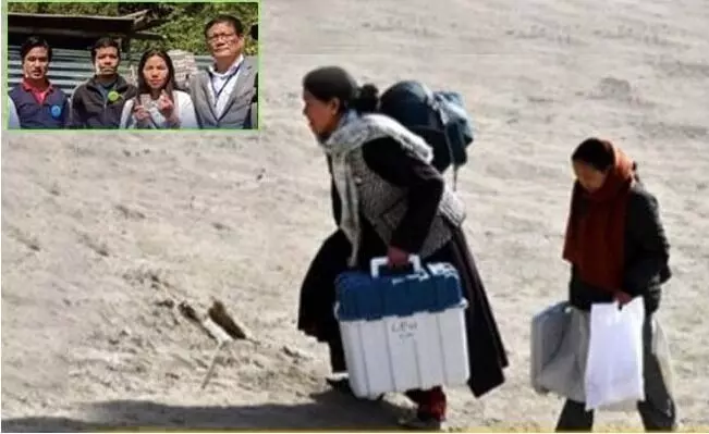 ಒಬ್ಬ ಮತದಾರನ ಮತಚಲಾವಣೆಗೆ ಅಧಿಕಾರಿಗಳು ಸವೆಸಬೇಕು 40 ಕಿ.ಮೀ. ಕಾಲ್ದಾರಿ!