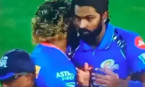 ಆಲಿಂಗಿಸಲು ಬಂದ ಮಾಲಿಂಗರನ್ನು ತಳ್ಳಿ ಮುಂದೆ ಹೋದ ಪಾಂಡ್ಯ!