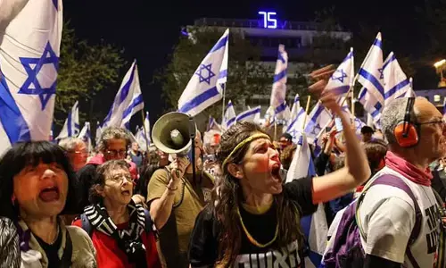 ಇಸ್ರೇಲ್: ಗಾಝಾ ಯುದ್ಧಾರಂಭದ ಬಳಿಕ ಮೊದಲ ಬಾರಿಗೆ ನೆತನ್ಯಾಹು ವಿರುದ್ಧ ಬೃಹತ್ ಪ್ರತಿಭಟನೆ