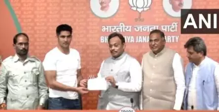 ಕಾಂಗ್ರೆಸ್‌ ತೊರೆದು ಬಿಜೆಪಿ ಸೇರಿದ ಬಾಕ್ಸರ್‌ ವಿಜೇಂದರ್‌ ಸಿಂಗ್‌