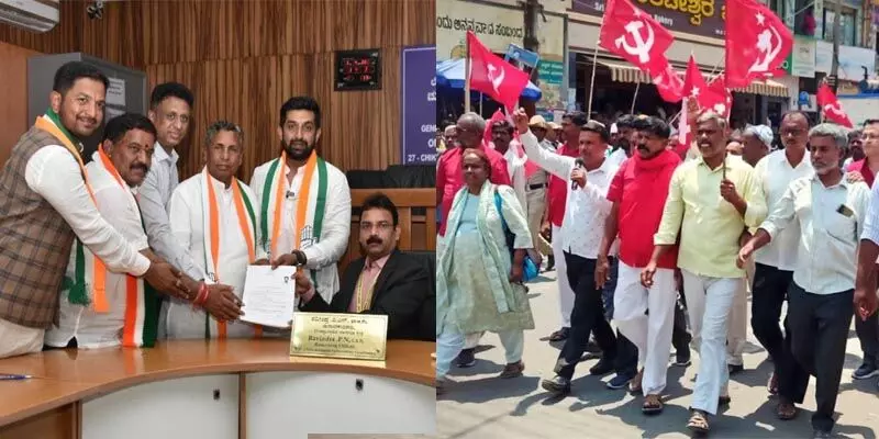 ಲೋಕಸಭಾ ಚುನಾವಣೆ : ಚಿಕ್ಕಬಳ್ಳಾಪುರ ಕ್ಷೇತ್ರದಿಂದ ಇಂದು 10 ಅಭ್ಯರ್ಥಿಗಳಿಂದ ನಾಮಪತ್ರ ಸಲ್ಲಿಕೆ